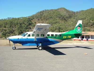 The plane the we rode.